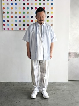 「EDITION（エディション）のアイテム」を使った、TOMORROWLAND MENSさん（メンズ・173cm）の春コーディネート