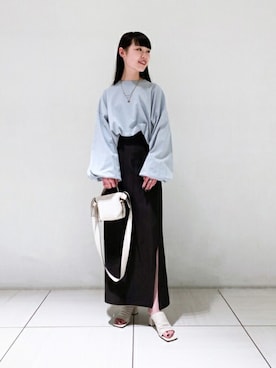 「BACCA（バッカ）のアイテム」を使った、TOMORROWLAND MENSさん（レディース・163cm）の春コーディネート