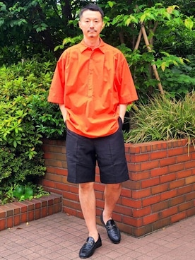 「グルカショーツ」｜TOMORROWLAND MENSさん（メンズ・179cm）の夏コーディネート