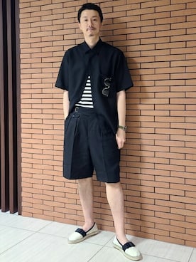 TOMORROWLAND MENSさん（メンズ・179cm）の夏コーディネート