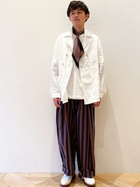 TOMORROWLAND MENSさん（メンズ・172cm）の夏コーディネート