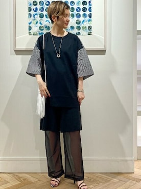 TOMORROWLAND MENSさん（レディース・162cm）の夏コーディネート