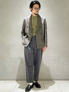 TOMORROWLAND MENSさん（メンズ・178cm）の秋コーディネート