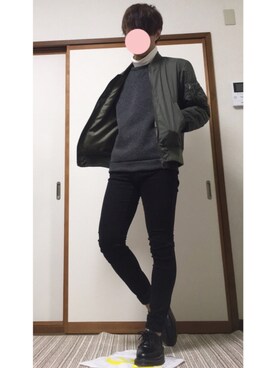 「wearhalloween2017」｜「アイテム（ブルゾン）」を使った、HIROさん（メンズ・170cm）の秋コーディネート