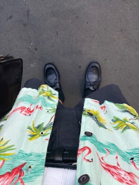 「アロハシャツ」｜だいきさん（メンズ・175cm）の秋コーディネート