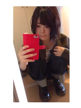 「日焼け対策」｜「アイテム（ブーツ）」を使った、ANNYAさん（レディース・153cm）の夏コーディネート
