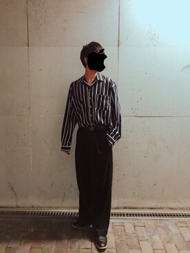 「SOYOUS（ソユーズ）のアイテム（パンツ）」を使った、appleboyさん（メンズ・168cm）の秋コーディネート