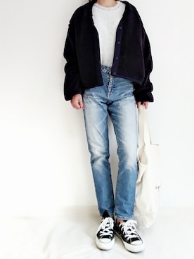 momo🐰さん（レディース・151cm）の秋コーディネート