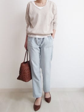 momo🐰さん（レディース・151cm）の春コーディネート