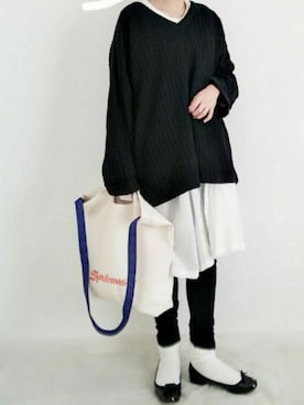 momo🐰さん（レディース・151cm）の冬コーディネート