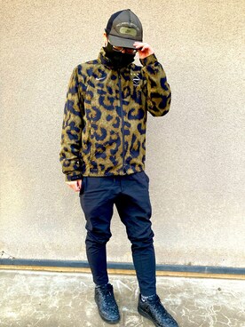 「F.C.Real Bristol（エフシーレアルブリストル）のアイテム（ナイロンジャケット）」を使った、katsushitさん（メンズ・170cm）の冬コーディネート