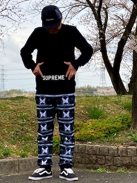 「MiLLioN＄ORchesTRA（ミリオンダラーオーケストラ）のアイテム」を使った、katsushitさん（メンズ・170cm）の春コーディネート