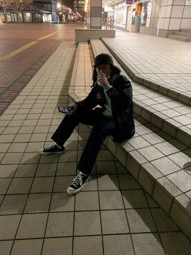 「SANTA CRUZ（サンタクルーズ）のアイテム（ジャケット/アウター）」を使った、opさん（メンズ・175cm）の冬コーディネート