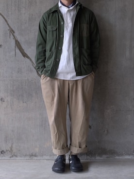 「LOLO（ロロ）のアイテム」を使った、BIRDROBEさん（メンズ・170cm）の春コーディネート