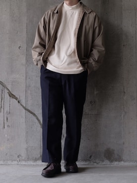 「アイテム（ブルゾン）」を使った、BIRDROBEさん（メンズ・170cm・30代）の春コーディネート