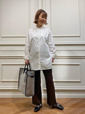 「FEELANDTASTE」｜新居　オデット エ オディール スタッフさん（レディース・158cm）の秋コーディネート