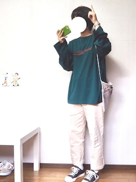 「ADER error」｜「アイテム（アナログ腕時計）」を使った、あちょんさん（レディース・158cm）の秋コーディネート