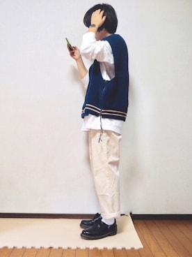 「RYO TAKASHIMA（リョウタカシマ）のアイテム」を使った、あちょんさん（レディース・158cm）の秋コーディネート