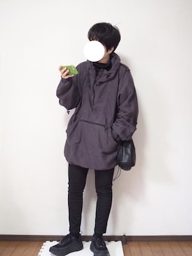 「unfil」｜「アイテム（その他アウター）」を使った、あちょんさん（レディース・158cm）の秋コーディネート