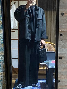 「Confirm（コンファーム）のアイテム（その他アウター）」を使った、まっぴーさん（メンズ・165cm）の秋コーディネート