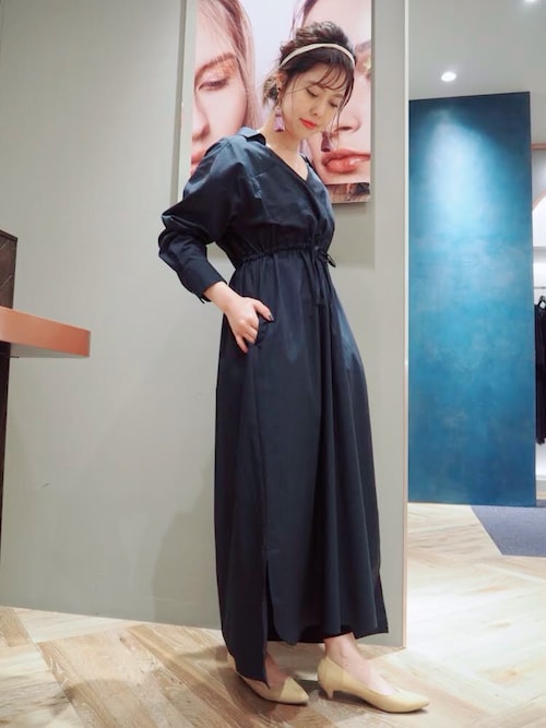 さほ Urban Research Rosso Womenのワンピースを使ったコーディネート Wear