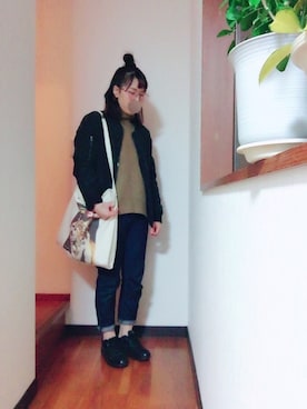 anさん（レディース・161cm）の冬コーディネート