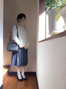 「RODE SKO（ロデスコ）のRODE SKO プレーンベレー」を使った、anさん（レディース・161cm）の春コーディネート