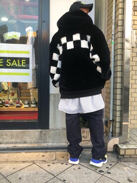 RIKIKYAさん（メンズ・168cm）の冬コーディネート