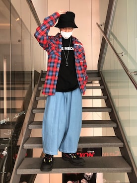 RIKIKYAさん（メンズ・168cm）の春コーディネート