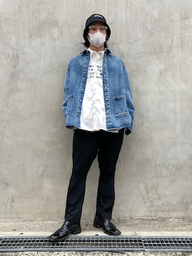 「L.H.P Private Brand（エルエイチピープライベートブランド）のアイテム」を使った、RIKIKYAさん（メンズ・168cm）の春コーディネート