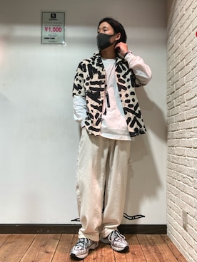 「soe（ソーイ）のアイテム」を使った、RIKIKYAさん（メンズ・168cm）の春コーディネート