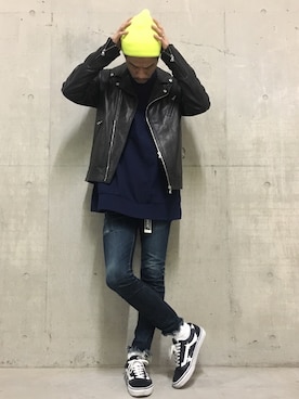 fukudayさん（メンズ・173cm）の冬コーディネート