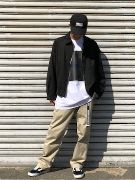 「Lui's（ルイス）のアイテム（その他アウター）」を使った、fukudayさん（メンズ・173cm）の春コーディネート