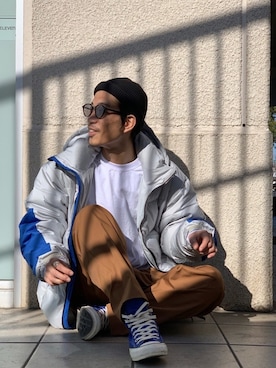 「ROTOL（ロトル）のアイテム（ジャケット/アウター）」を使った、fukudayさん（メンズ・173cm）の冬コーディネート