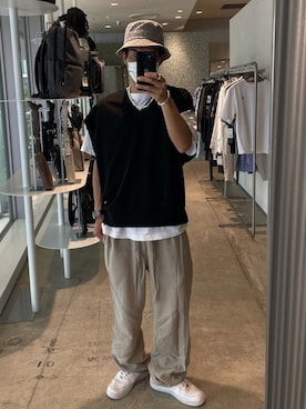 「Lui's（ルイス）のアイテム」を使った、fukudayさん（メンズ・173cm）の春コーディネート