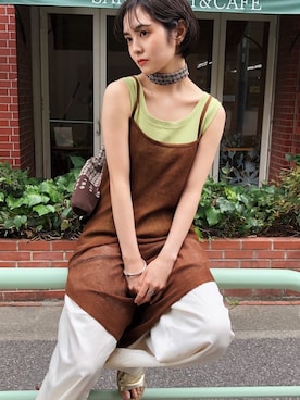 「Littlesuzie」｜「アイテム（アクセサリー）」を使った、mizuki さん（レディース・156cm）の秋コーディネート