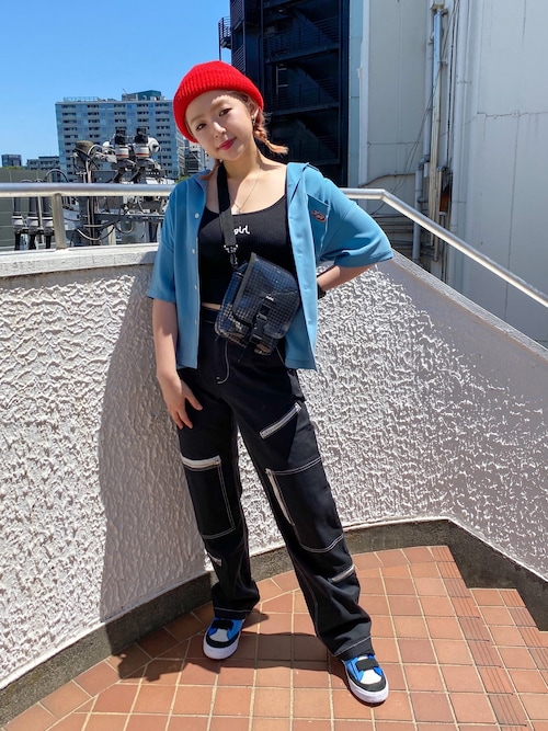 X Girl 原宿五十嵐 愛莉さんのキャミソールを使ったコーディネート Zozotown