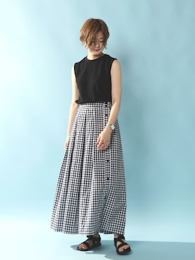 おかださん（レディース・164cm）の夏コーディネート