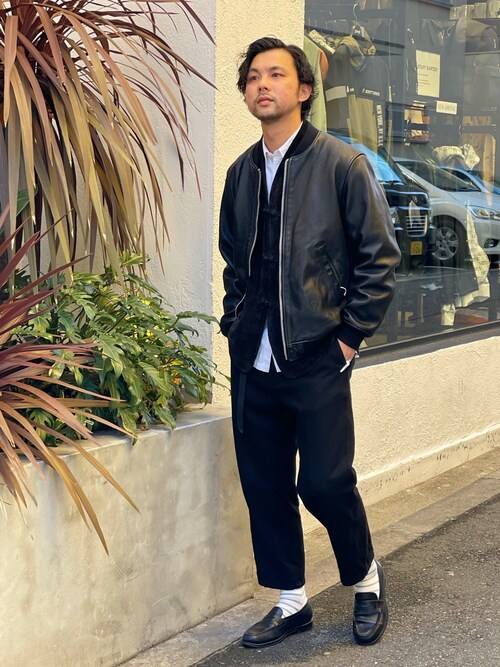 Minoru Uchida Schott West Schottのライダースジャケットを使ったコーディネート Wear