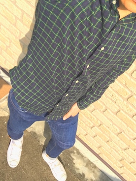 「CONVERSE（コンバース）のCONVERSE コンバース ジャック パーセル / JACK PURCEL（スニーカー）」を使った、u_pさん（メンズ・175cm）の秋コーディネート