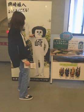 「ハイウェストデニム」｜rassarさん（レディース・160cm）の秋コーディネート