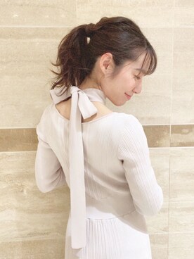 「春ワンピ」｜「アイテム（その他）」を使った、ayakaさん（レディース・160cm）の冬コーディネート