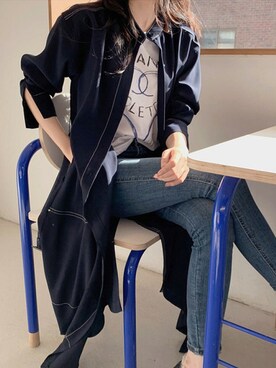 「配色」｜「アイテム（その他）」を使った、Jewelobeさん（レディース・165cm）の秋コーディネート