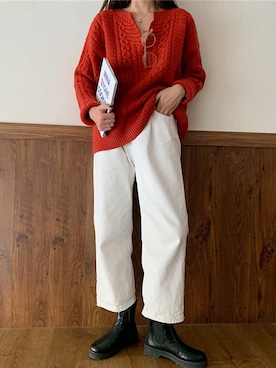 「秋のマイ旬スタイル」｜「アイテム（その他）」を使った、Jewelobeさん（レディース・160cm）の秋コーディネート