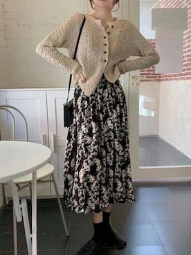 「ナロースカート」｜Jewelobeさん（レディース・159cm）の春コーディネート