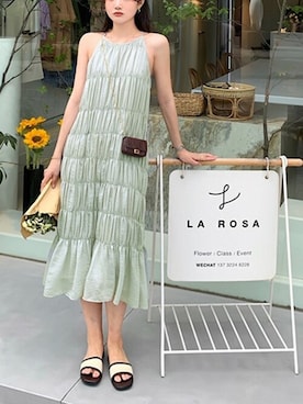 「シャーリング」｜Jewelobeさん（レディース・157cm）の春コーディネート