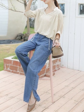 「ナチュラルスタイル」｜Jewelobeさん（レディース・160cm）の夏コーディネート