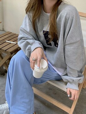 「ワッペン」｜「アイテム（その他）」を使った、Jewelobeさん（レディース・157cm）の秋コーディネート