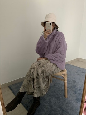 「ショートブルゾン」｜「アイテム（その他）」を使った、Jewelobeさん（レディース・157cm）の秋コーディネート