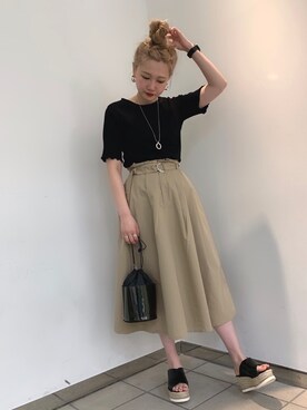 サトムラさん（レディース・163cm）の春コーディネート